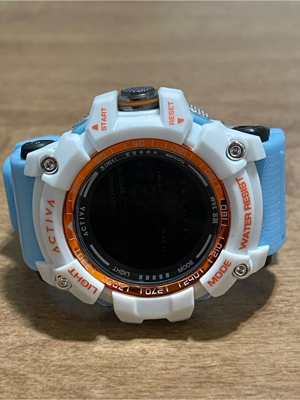 Activa X Invicta Digital Men's Watch - 56mm. Light Blue